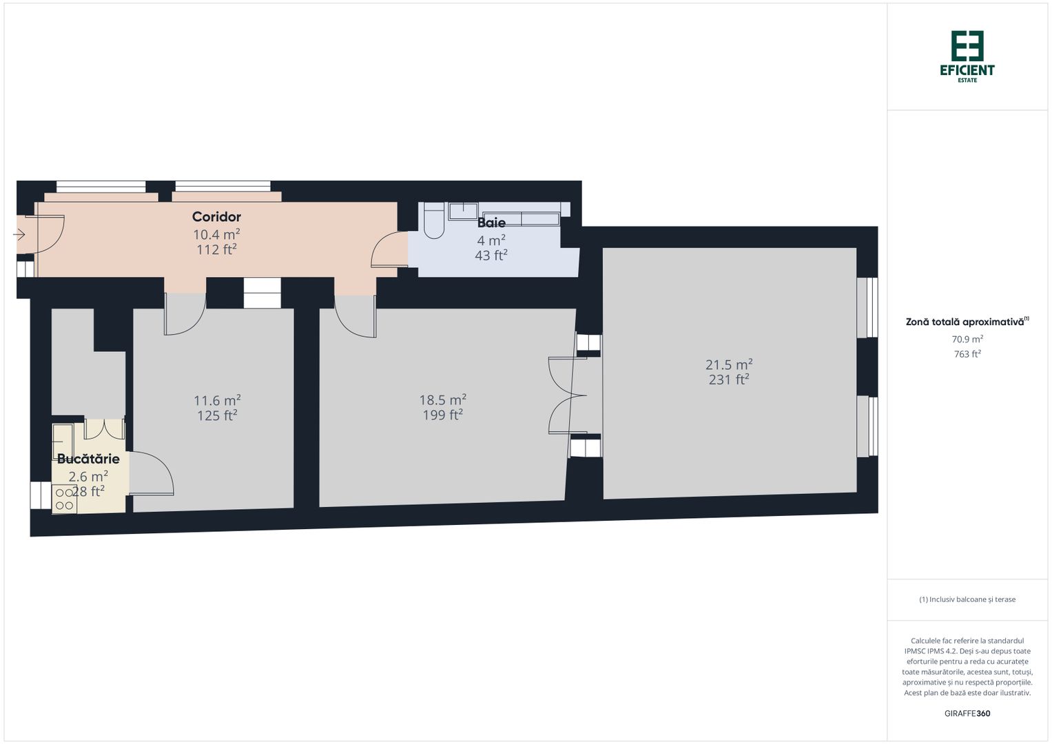 Casă cu 2 camere -  Zonă Centrală - Timișoara - Poză 22