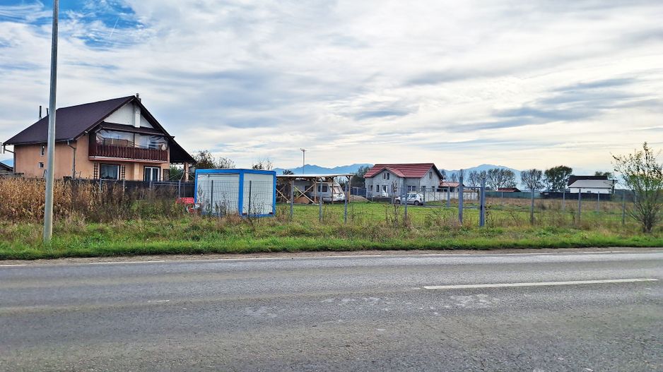 Teren intravilan Bod, 998mp la drum judetean, ingradit. - Poză 2