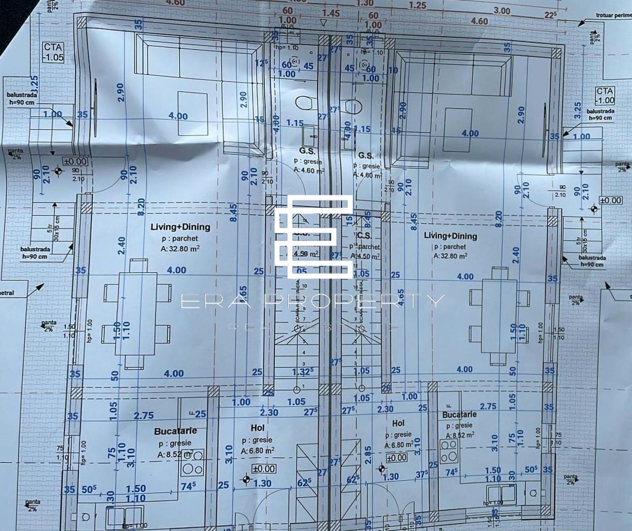 Duplex, 4 camere,INTABULAT, zona Casa de Apa, cartierul Arhitectilor - Schiță 7