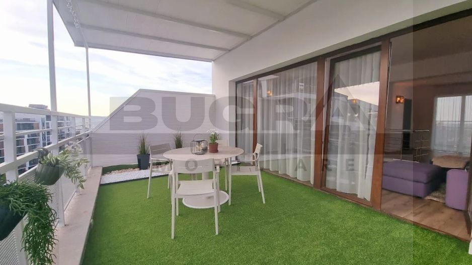 Penthouse superb pe 2 nivele, orientat E-V, cartier Buna ziua - Poză 9
