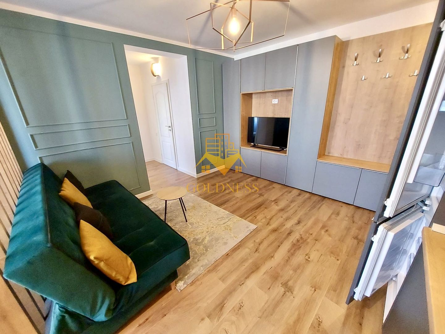 2 camere open space, Modern, Parcare, Totul Nou, Cetatii, Floresti - Poză 3