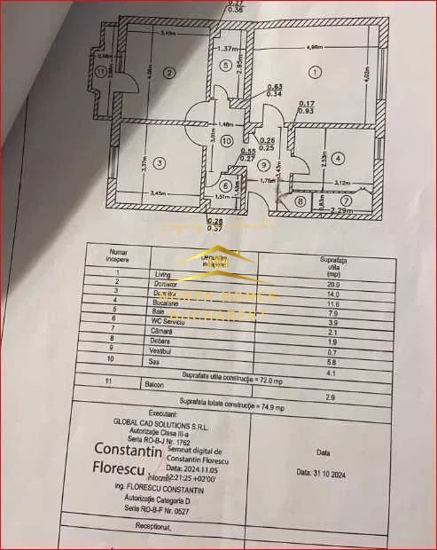 3 CAMERE-VITAN MALL - Posibilitate centrala proprie!!! - Poză 8