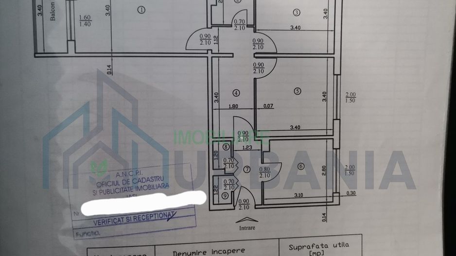 Vând apartament 3 camere decomandat Alexandru cel Bun - Poză 1