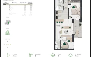 COM 0% Apartament superb cu 3 camere | Denya Forest - Poză 11