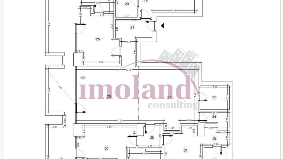 Inchiriere Apartament - 5 camere - terasa - Floreasca - vedere lac - Schiță 5
