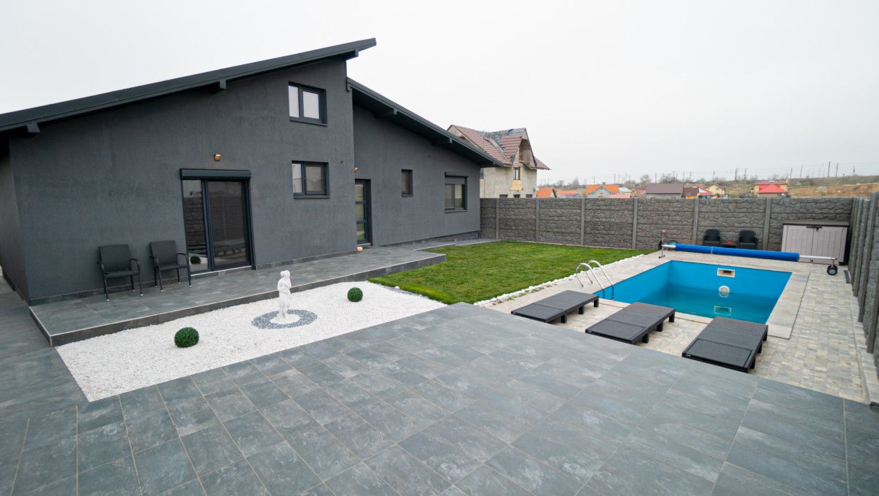 Agigea - Casa  deosebita cu piscina, mobilata si utilata complet. - Poză 69