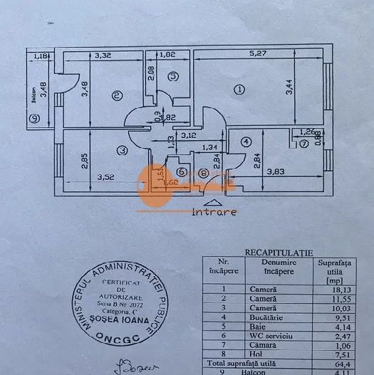 3 camere Gorjului-Moinesti ( 350 m metrou ) - Poză 11