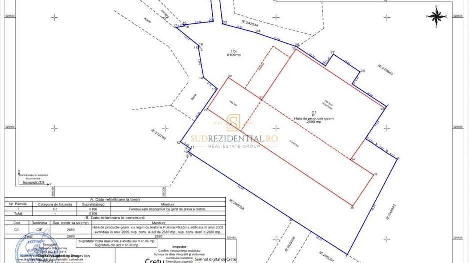 Hală industrială 2680 mp, zona Apărătorii Patriei, Berceni - Schiță 5