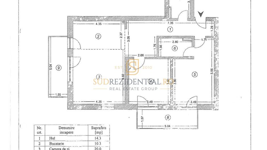 Apartament Premium 3 Camere zona Eroii Revoluției 99,6 mp - Poză 6