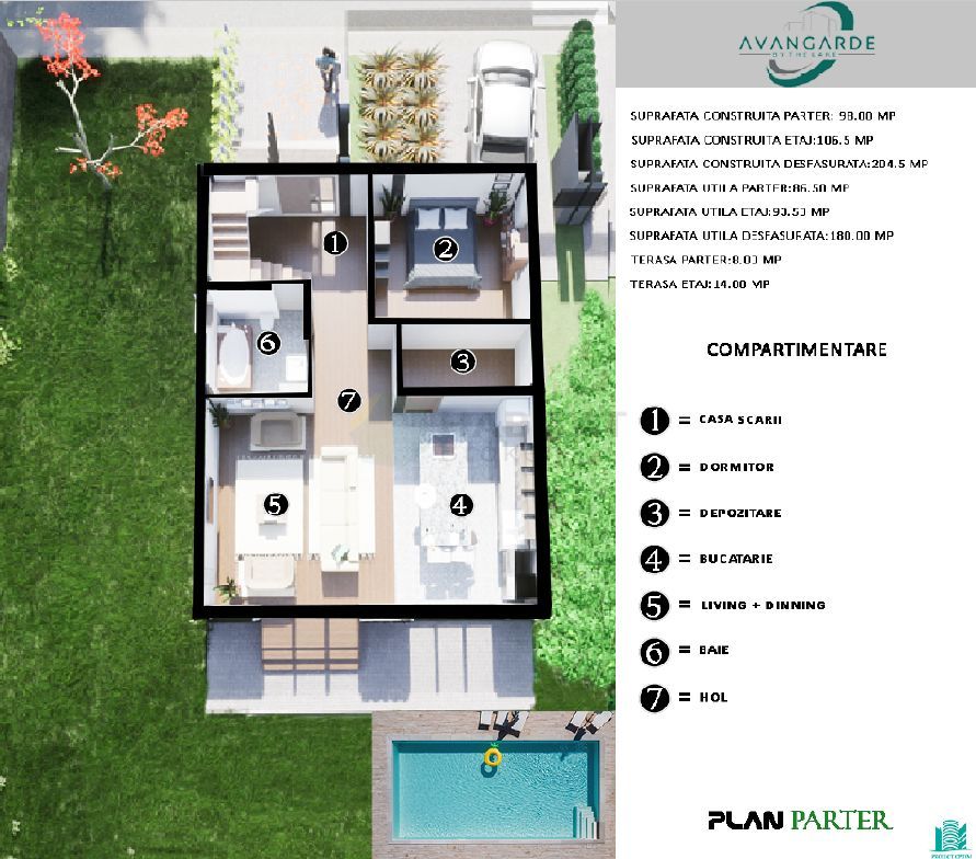 Avangarde by The Lake | Pipera-Tunari  | Direct Dezvoltator - Schiță 21