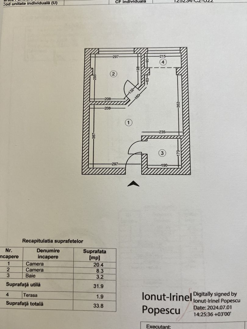 Studio bine compartimentat, parcare, complet mobilat, renovat, mutare imediata - Poză 33