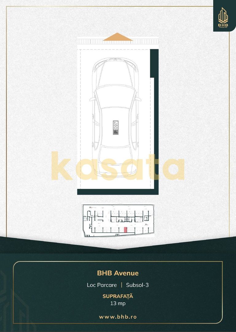 Apartament 2 camere LUX | Parcare | BHB | 249 000 + TVA - Poză 20