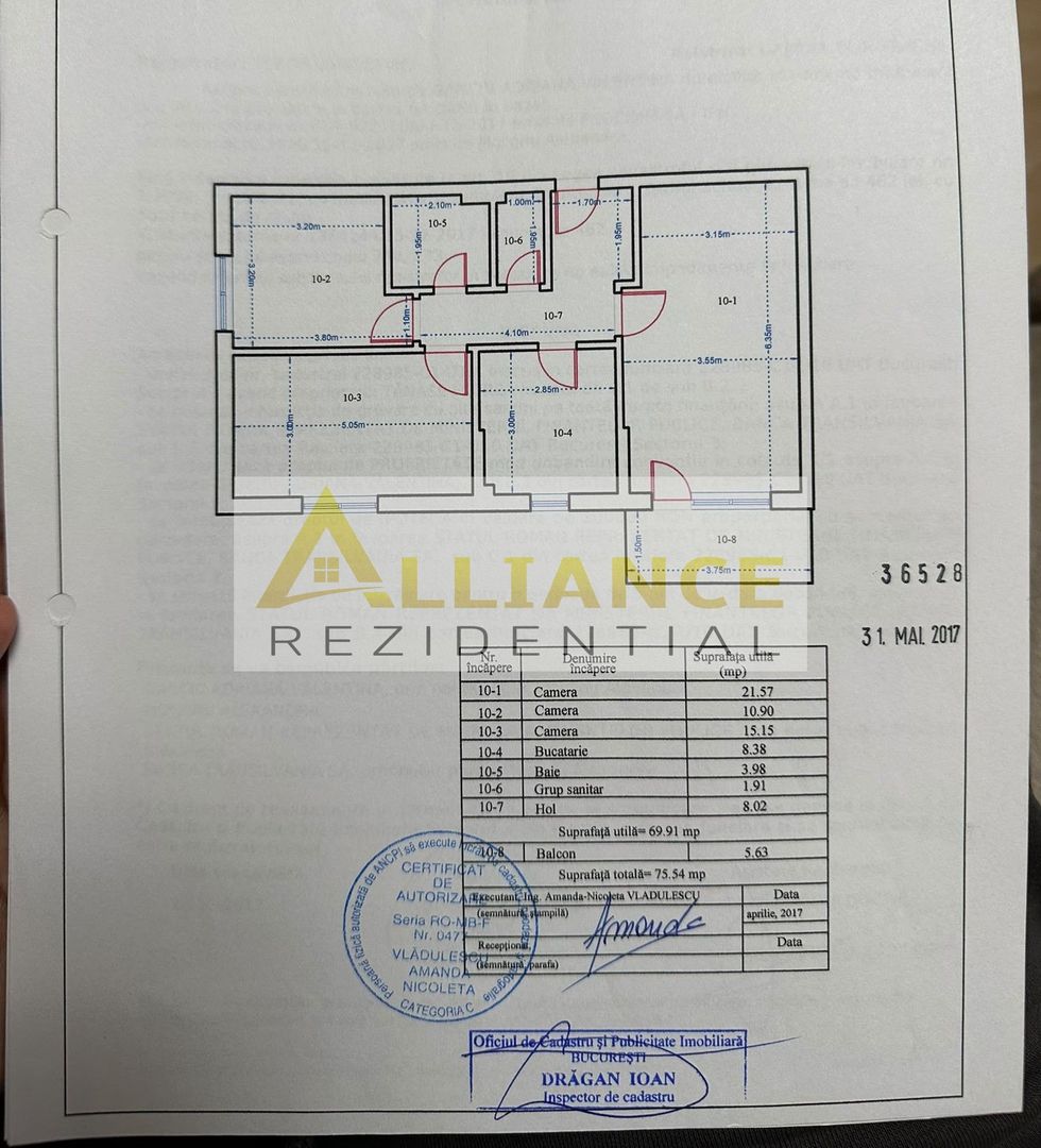 METROU 1 DECEMBRIE Apartament 3 camere - 2 bai - Poză 20