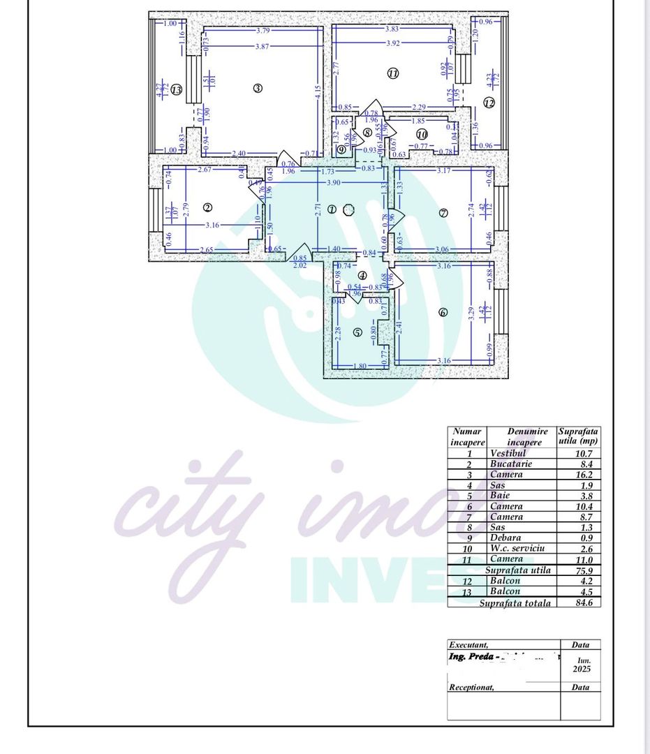 4 camere la 8 minute de METROU PIATA VICTORIEI - Poză 15