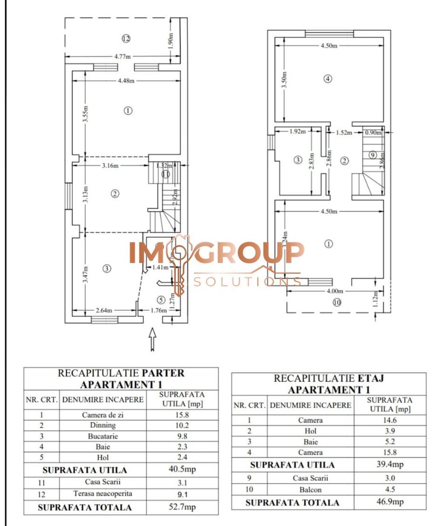 Casă Tip Duplex -Rediu -An 2020 -90Mp + 150 Mp Teren - Poză 6