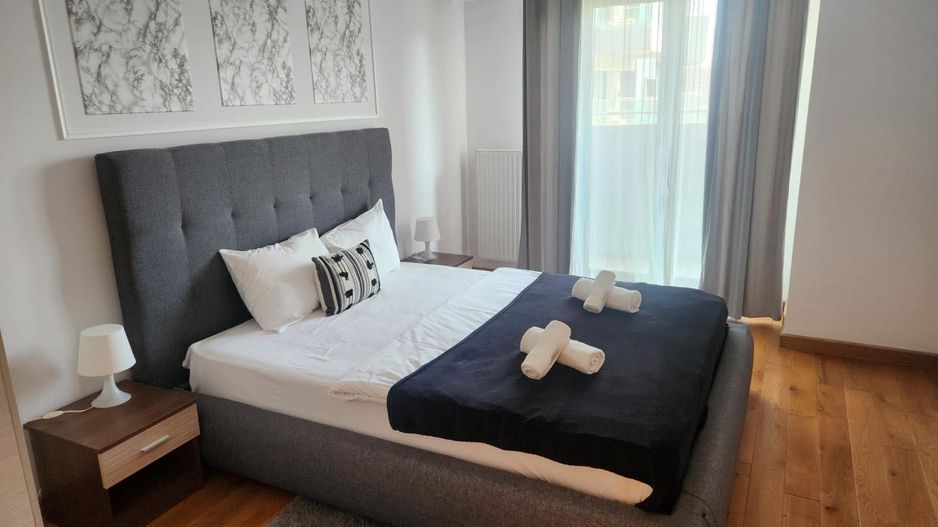 Apartament spațios 2 camere + dressing, UPground, 82 mp, etaj 6, mobilat lux. - Poză 3