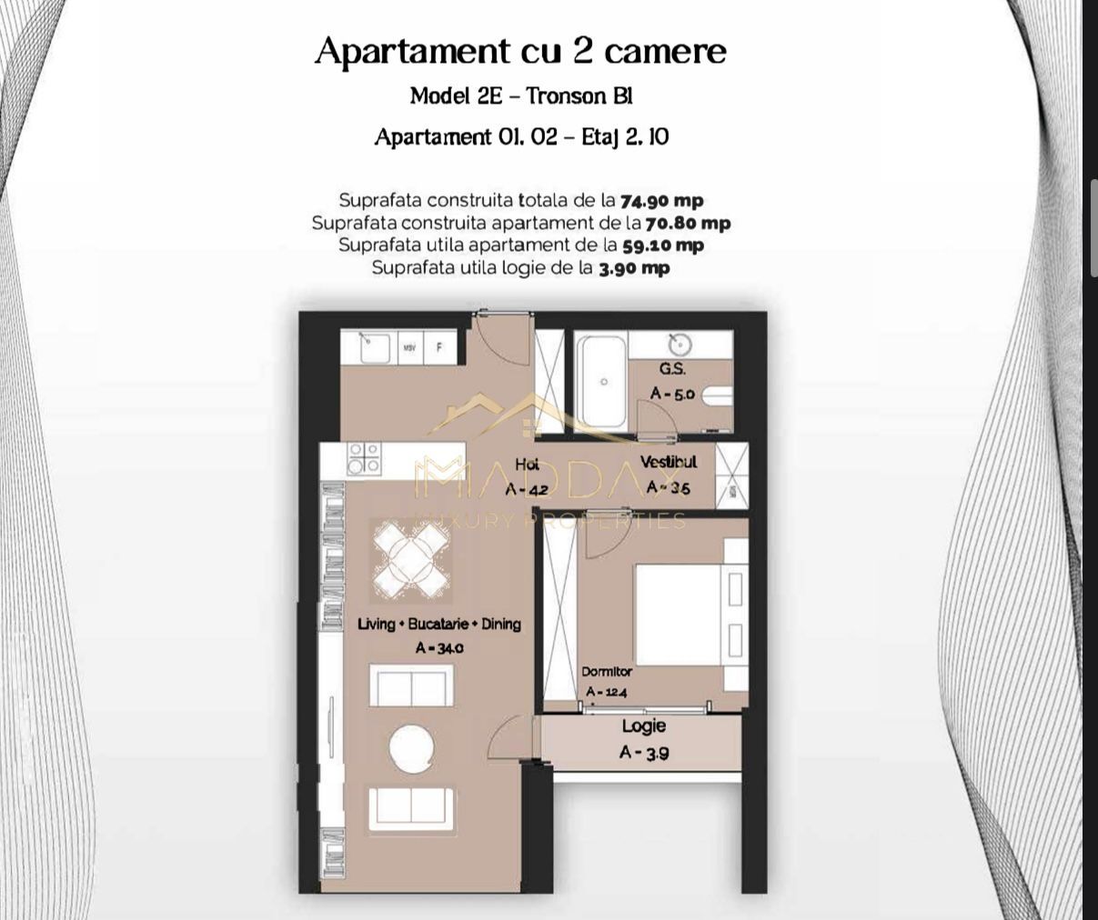 Proiect rezidențial // Apartamente 1-5 camere // Finalizare 2026 - Poză 56