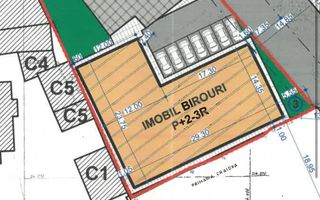 Teren 1302 mp/cladiri birouri/proiect P+2-3R/ultracentral/Craiova - Poză 9