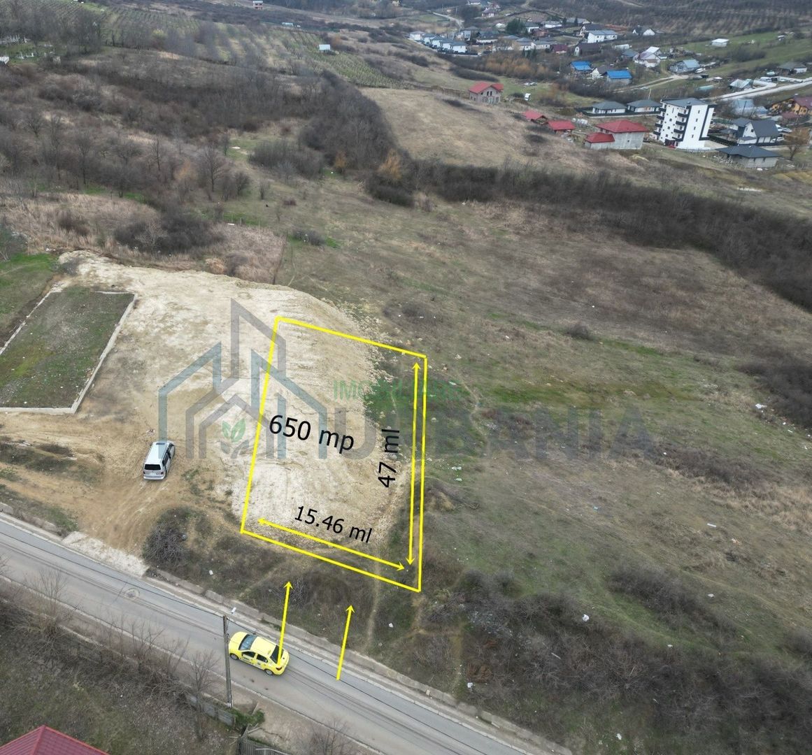 # De vanzare teren 650mp in Visan,,asfalt,toate utilitatile - Poză 2