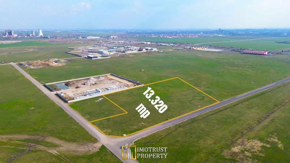 Teren pentru parc industrial 13.320 mp Arad, PUZ aprobat - Poză 2