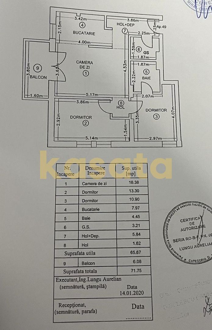 Apartament 3 camere | Apptown North – Pipera | Mobilat, utilat complet - Schiță 19