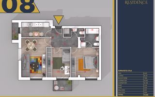 Apartament 3 cam. finalizat, Direct Dez , Comision 0, metrou - Poză 2