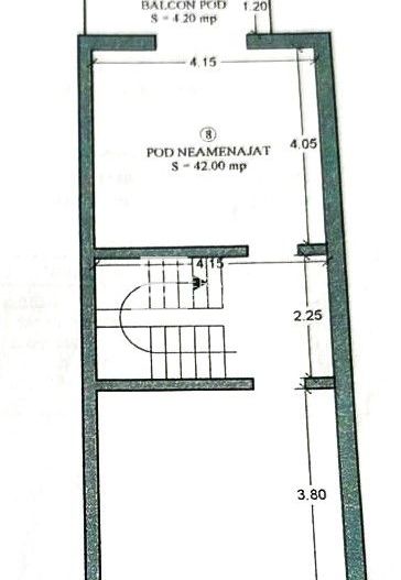 Duplex  5 camere -185 mp utili- pivnita - Selimbar - Schiță 14