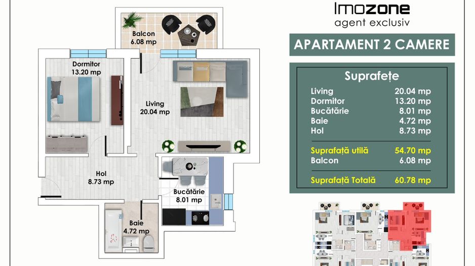 2 CAMERE – ZONA AVANTAJOASA – METROU PACII – AUTOGARA MILITARI  – COMISION 0% - Poză 1