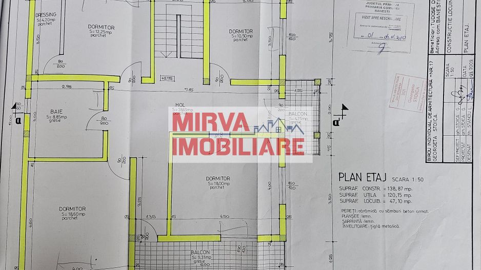 Vilă de vânzare 6 camere – Bănești | Exclusivitate Mirva Imobiliare - Schiță 83