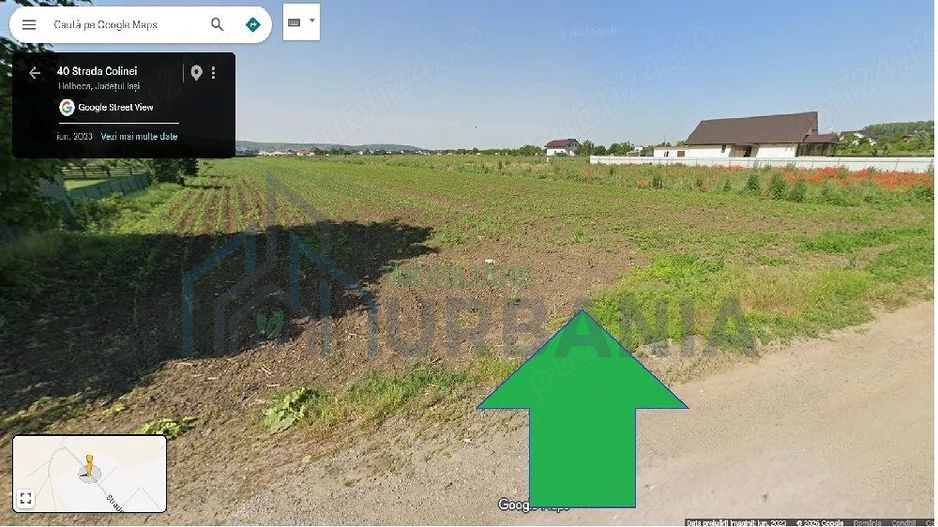 Teren de vânzare în Holboca, str. Colinei – 2.500 mp, utilități complete - Poză 1