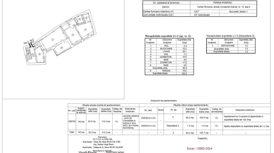 For Rent | Premium 3-Room Apartment | 93 sqm | Terrace | Piața Romană - Poză 11