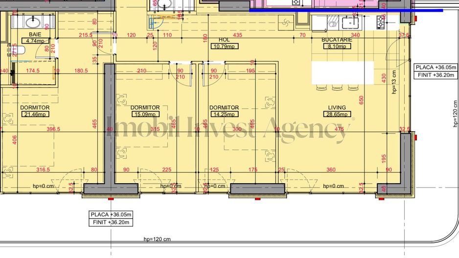 Apartament 4 camere de vanzare Fabrica de Glucoza - Schiță 2