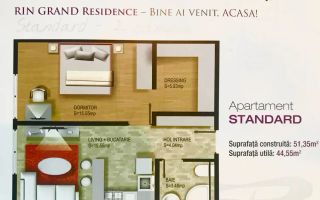 Apartament 2 Camere + Dressing | Rin Grand Residence | - Poză 4