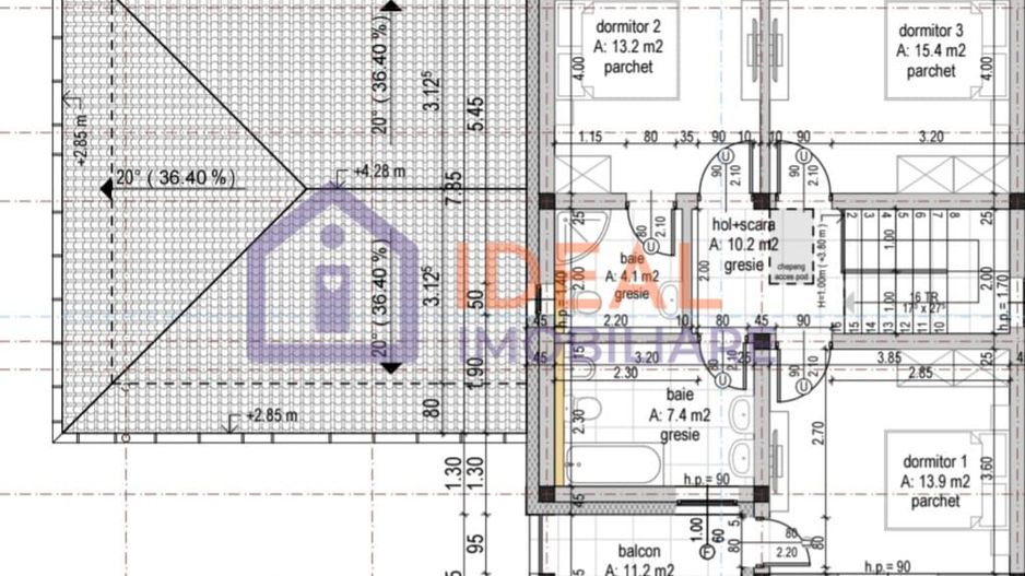 Casa Individuala LA CHEIE cu garaj si 341 mp teren, in Calea Cisnadiei - Schiță 6