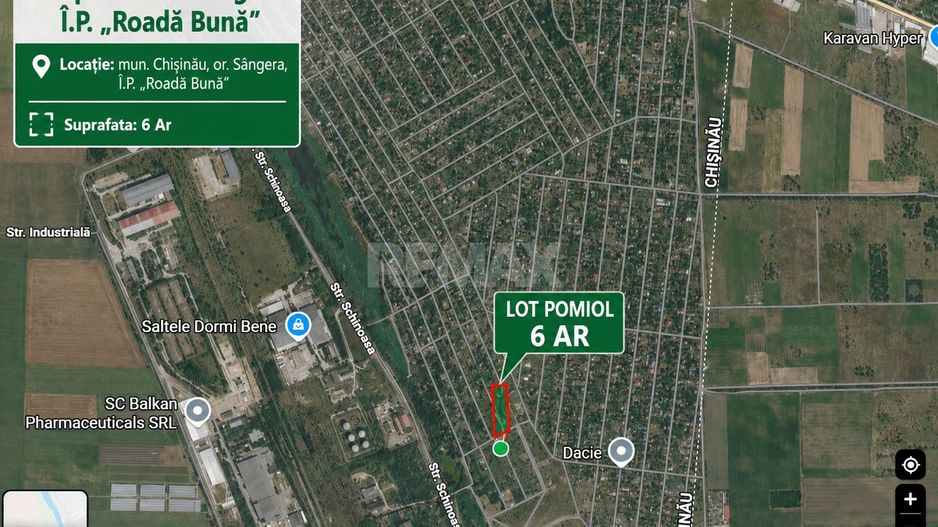 Lot pomiol în Sângera | Î.P. „Roadă Bună” | Zonă Locuită - Poză 1