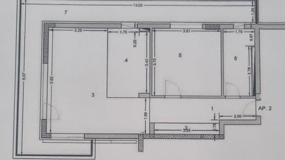 Apartament Alpha Arena: 62 mp utili + 28 mp terasă | Parcare inclusă - Schiță 16