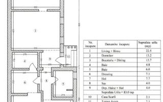Vilă modernă finalizată 2022 | Finisaje premium | Zonă Rahova - Margeanului - Schiță 15