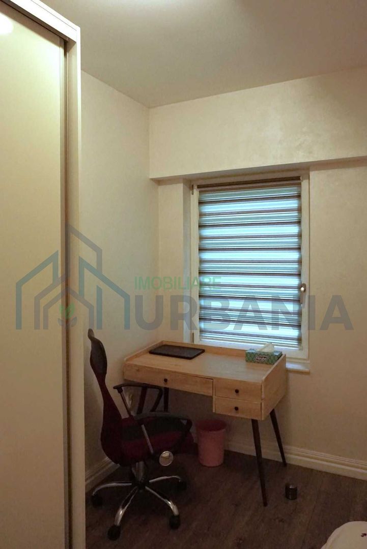 Apartament 3 camere – 2 dormitoare + living open-space cu bucătărie | Royal Town Copou, complet mobilat și utilat - Poză 5