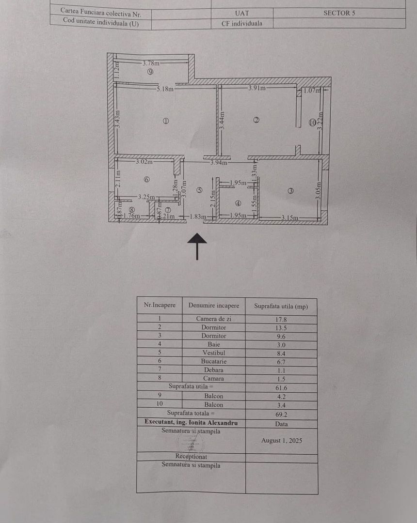 🏡 3 Camere Decomandat | 67 mp | 2 Balcoane | Boxă la Subsol | RAHOVA - Poză 7