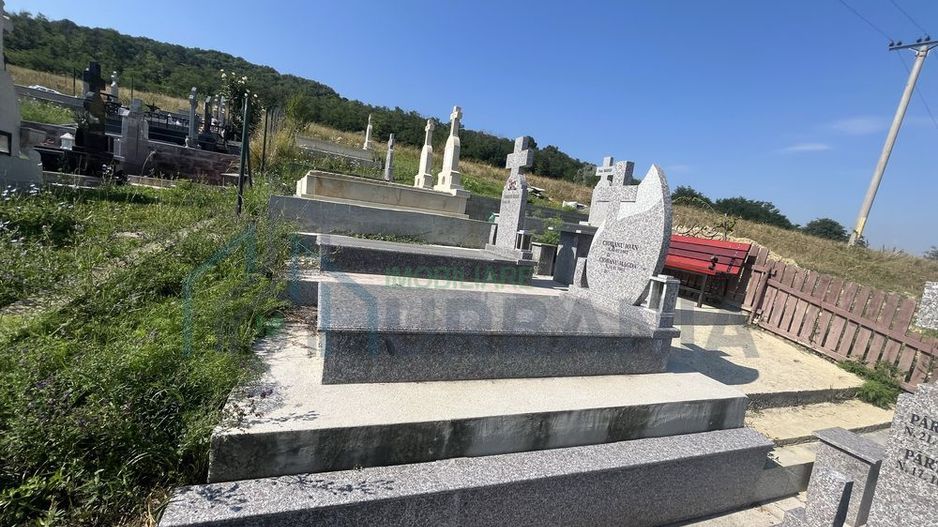 Cavou cu 2 locuri din granit, în Cimitirul Mănăstirii Vlădiceni, Iași - Poză 7