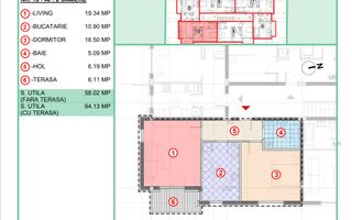 Apartament 2 camere | 64 mp - STRADA LEORDENI - - Poză 9