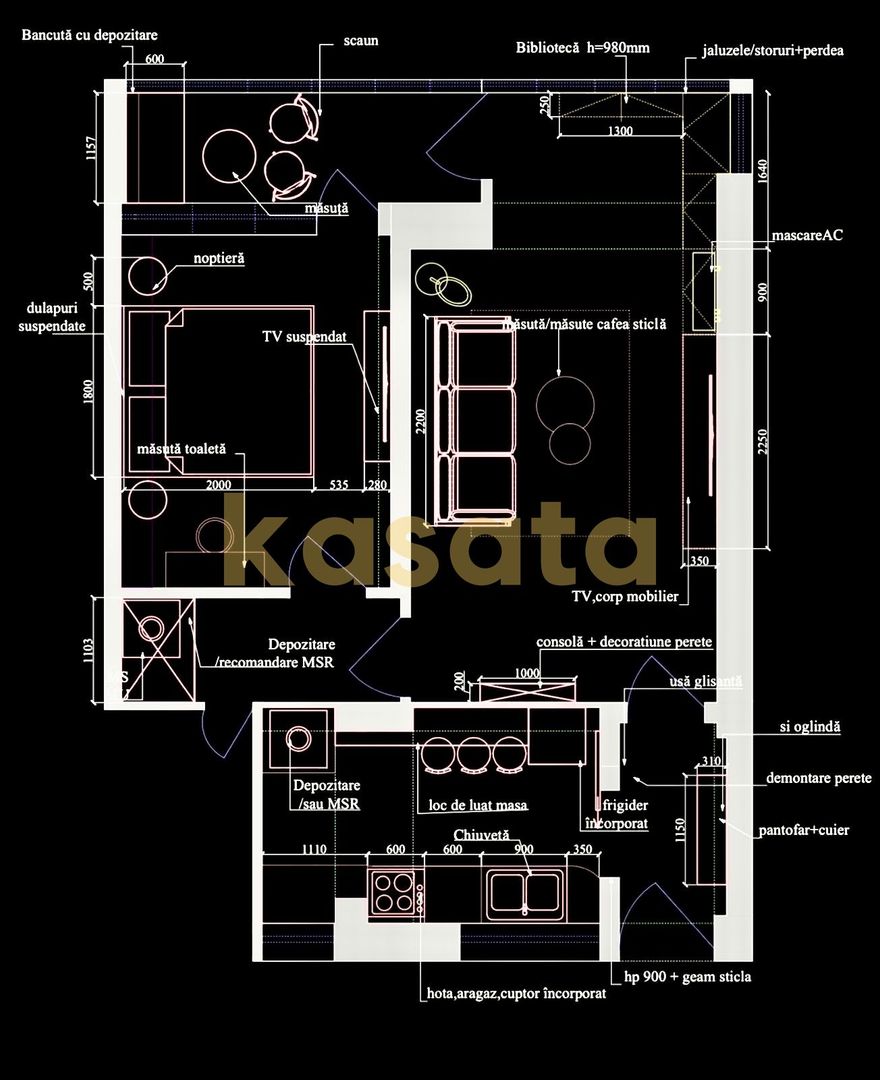 Apartament 2 camere Dorobanti | Renovat complet | PREMIUM - Schiță 16