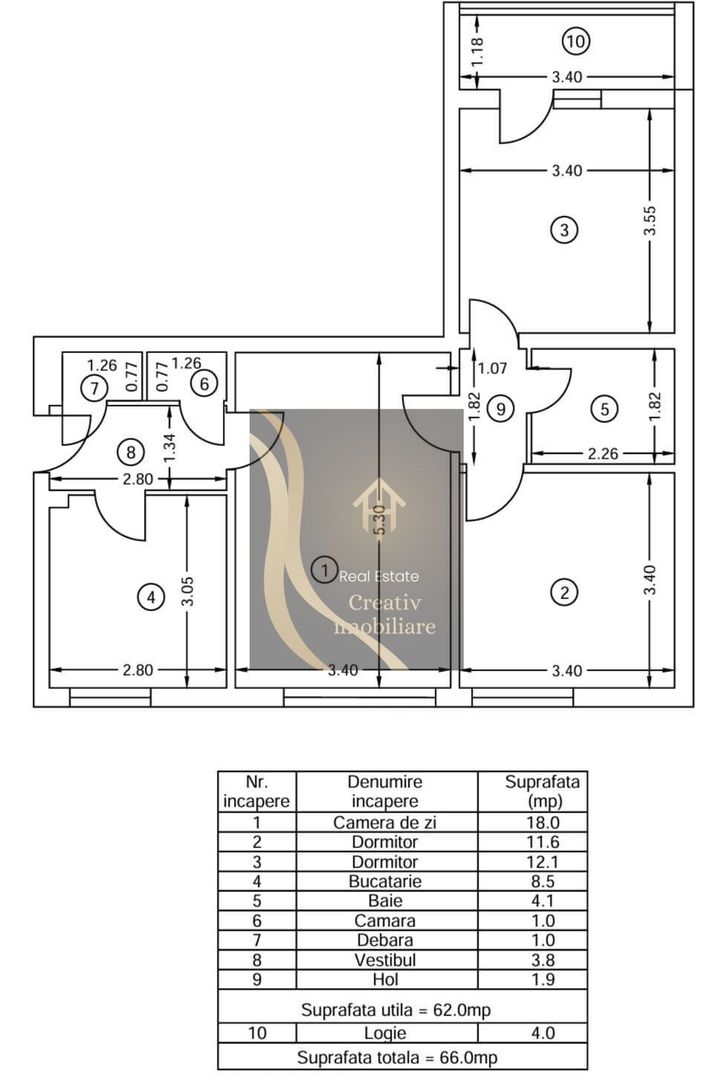 Apartament de 3 camere în sector 3, zona str. Câmpia Libertății - Poză 3