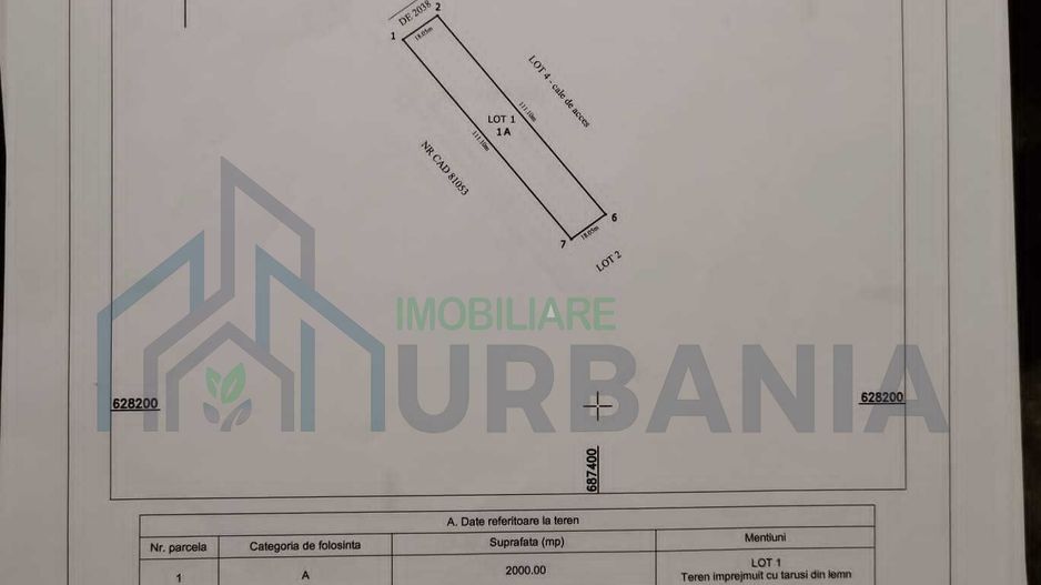 Teren intravilan de 2000 mp cu utilități în Vorovești, strada Pieptănari - Poză 3