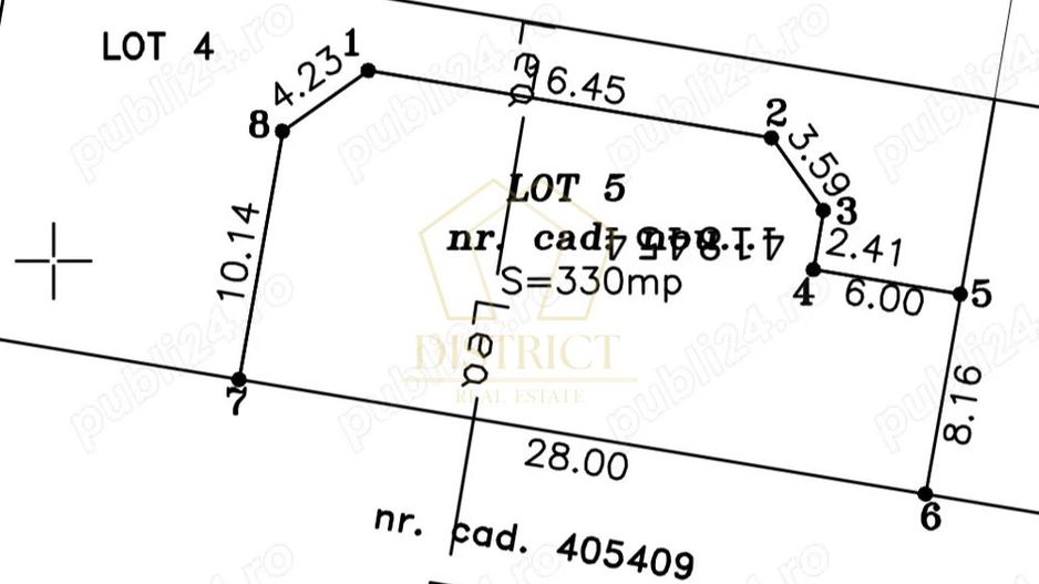 Teren 825mp  cu autorizatie de duplex sau casa individuala | Giroc - Poză 6