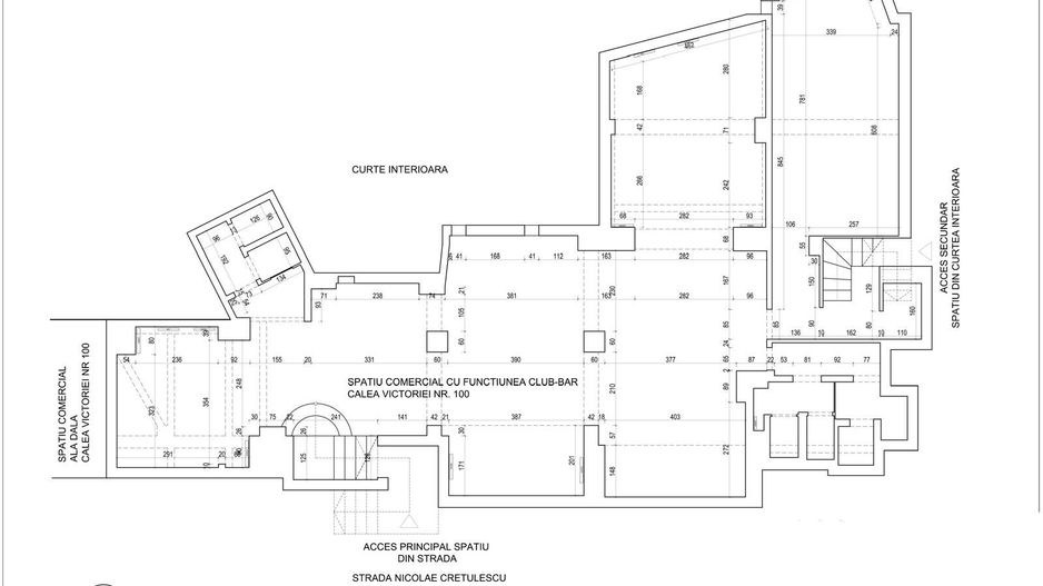 Victoriei 100 Bar | Spațiu HoReCa 169 mp Calea Victoriei - Schiță 24