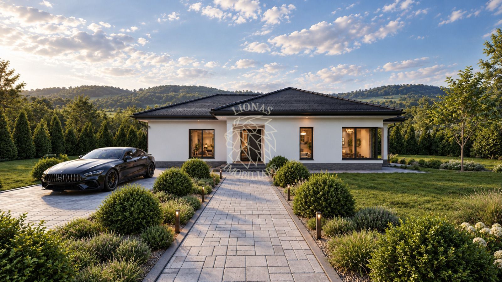 Casa 5 camere-teren 400 mp-terasa 10.8 mp-panorama-Valea Ghinzii - Poză 1