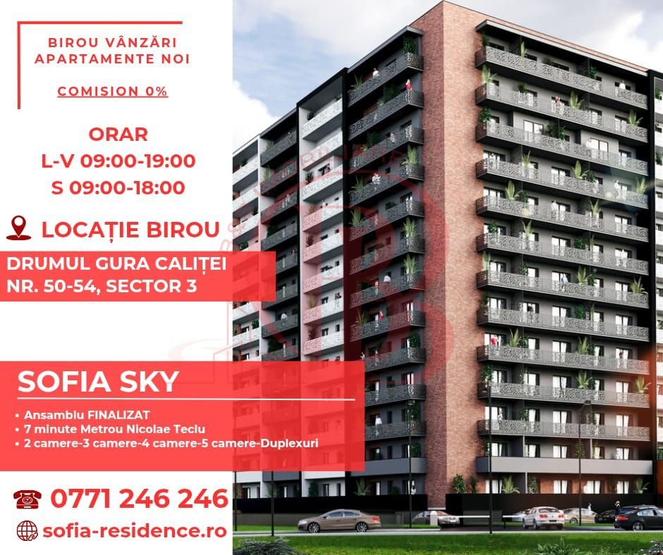 Bloc Finalizat Apartament 3 camere 7min Metrou Nicolae Teclu - Poză 4