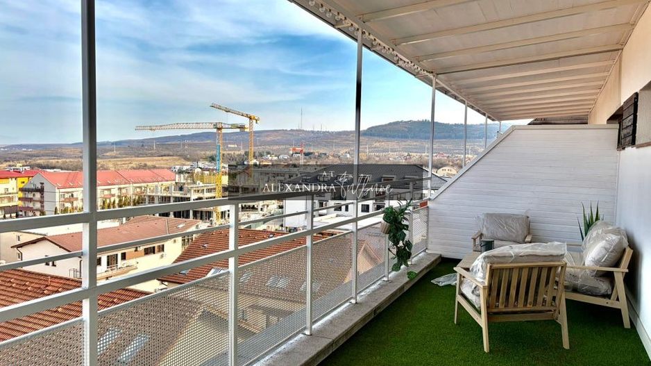 Penthouse pe 2 niveluri l 160 mp utili l terase 75 mp l parcare l B. Z - Poză 17