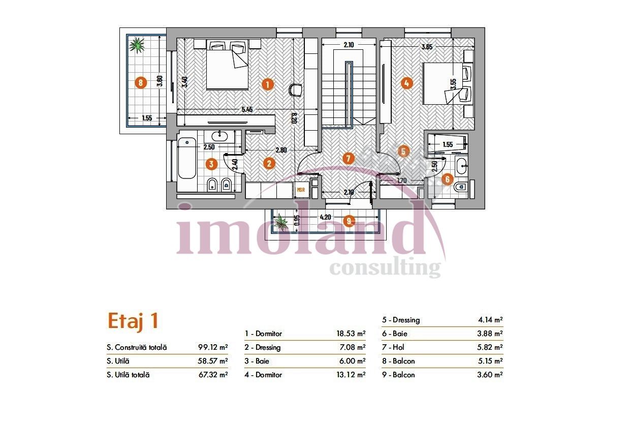 Lacul Snagov - Vila NOUA - 4 camere - vanzare - Schiță 18